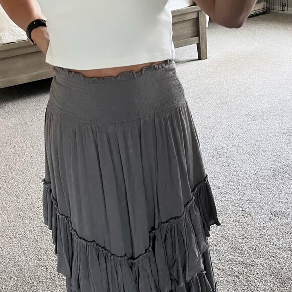Free People Convertible Skirt (Dress/Skirt) – Gravel, Size S - Picture 4 of 7